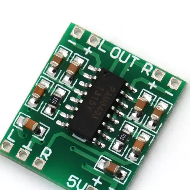 PAM8403 Super Mini Digital Amplifier Circuit Board With Volume Control 12V  PAM 8403 Class D Audio Amplifier Module Kit  3W